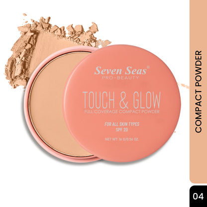 Touch &amp; Glow Full Coverage Compact Powder
