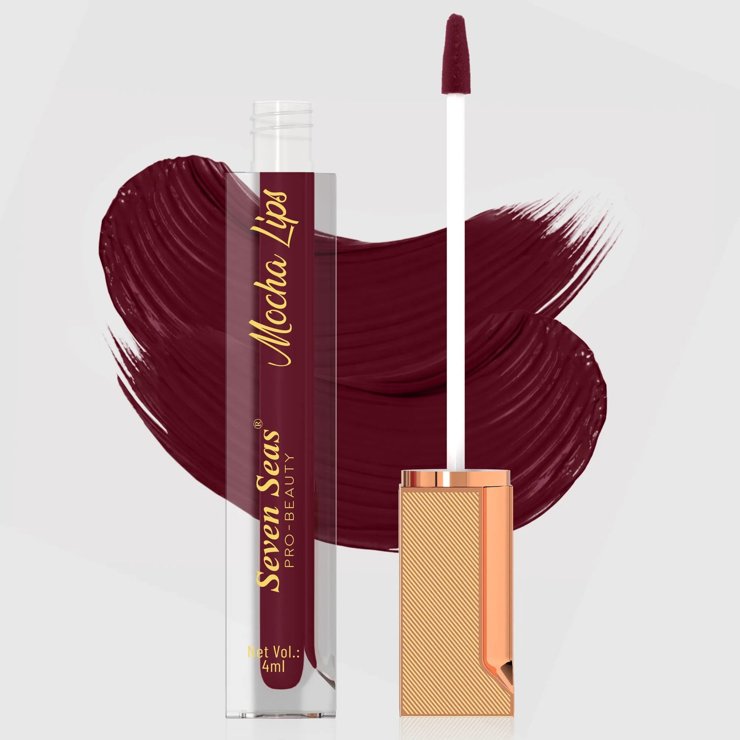 Mocha Lips Matte Liquid Lipstick | Non-Transfer &amp; 12-Hour Stay