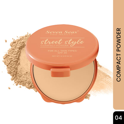 Seven Seas Absolute Compact Powder | Blends Effortlessly | Perfect Coverage | Comfortable Wear | Weightless Texture | Suitable for All Skin Types - Seven Seas Cosmetics