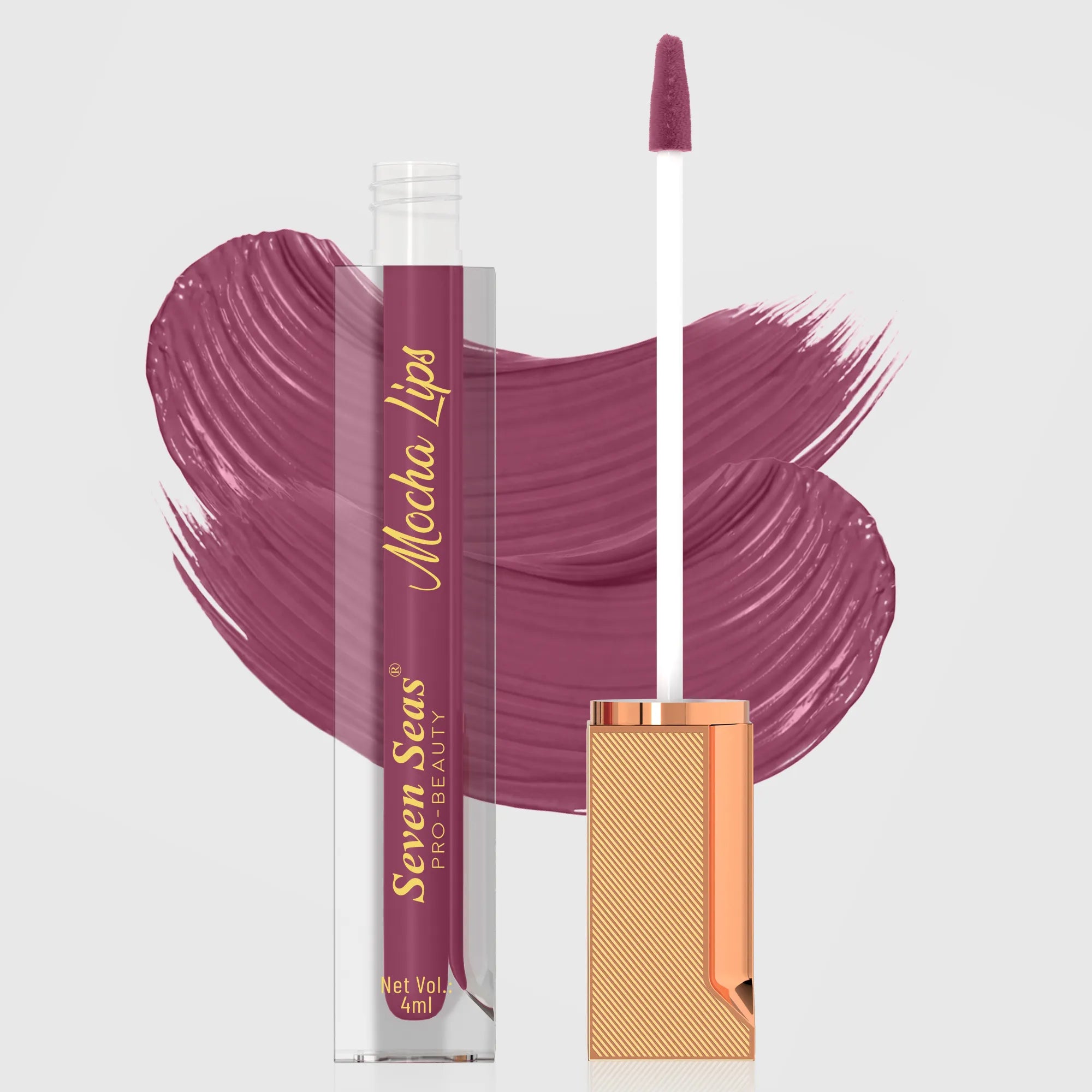 Mocha Lips Matte Liquid Lipstick | Non-Transfer &amp; 12-Hour Stay