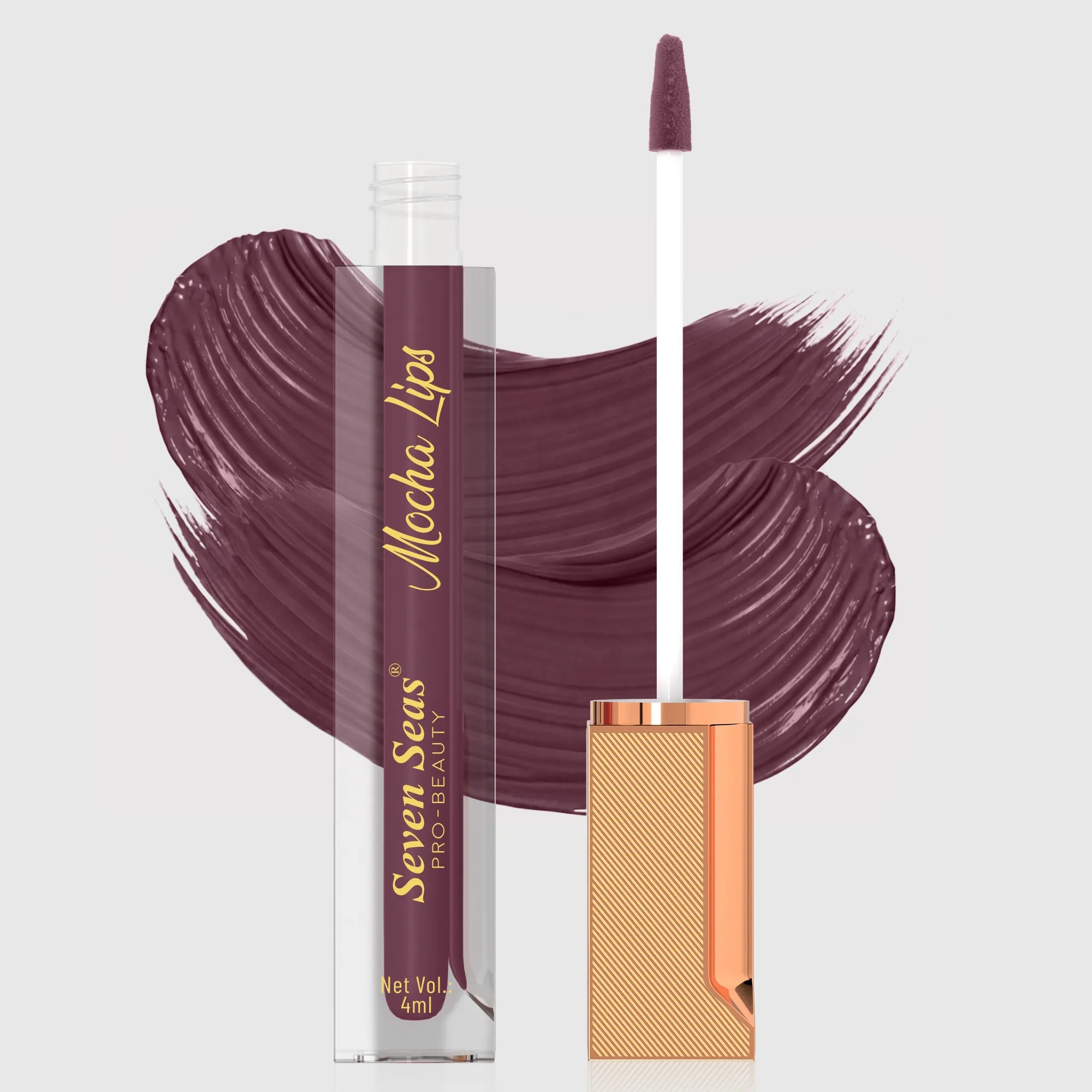 Mocha Lips Matte Liquid Lipstick | Non-Transfer &amp; 12-Hour Stay