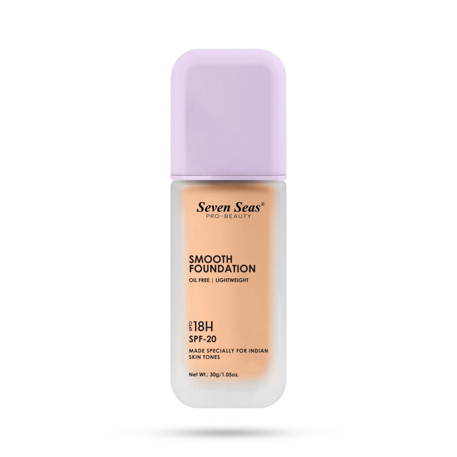 Seven Seas Smooth Foundation | Oil Free | Lightweight | Long Lasting Foundation for Face Makeup | SPF-20 - Seven Seas Cosmetics