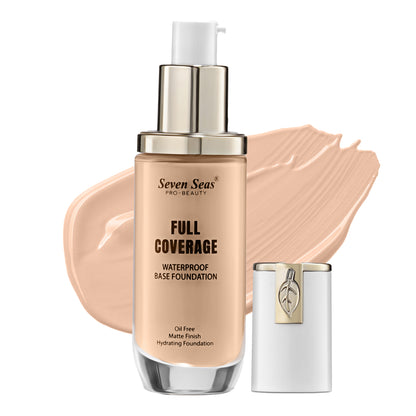 Seven Seas Full Coverage Foundation | Matte Finish | Medium-Build-able Coverage | Easy to Blend