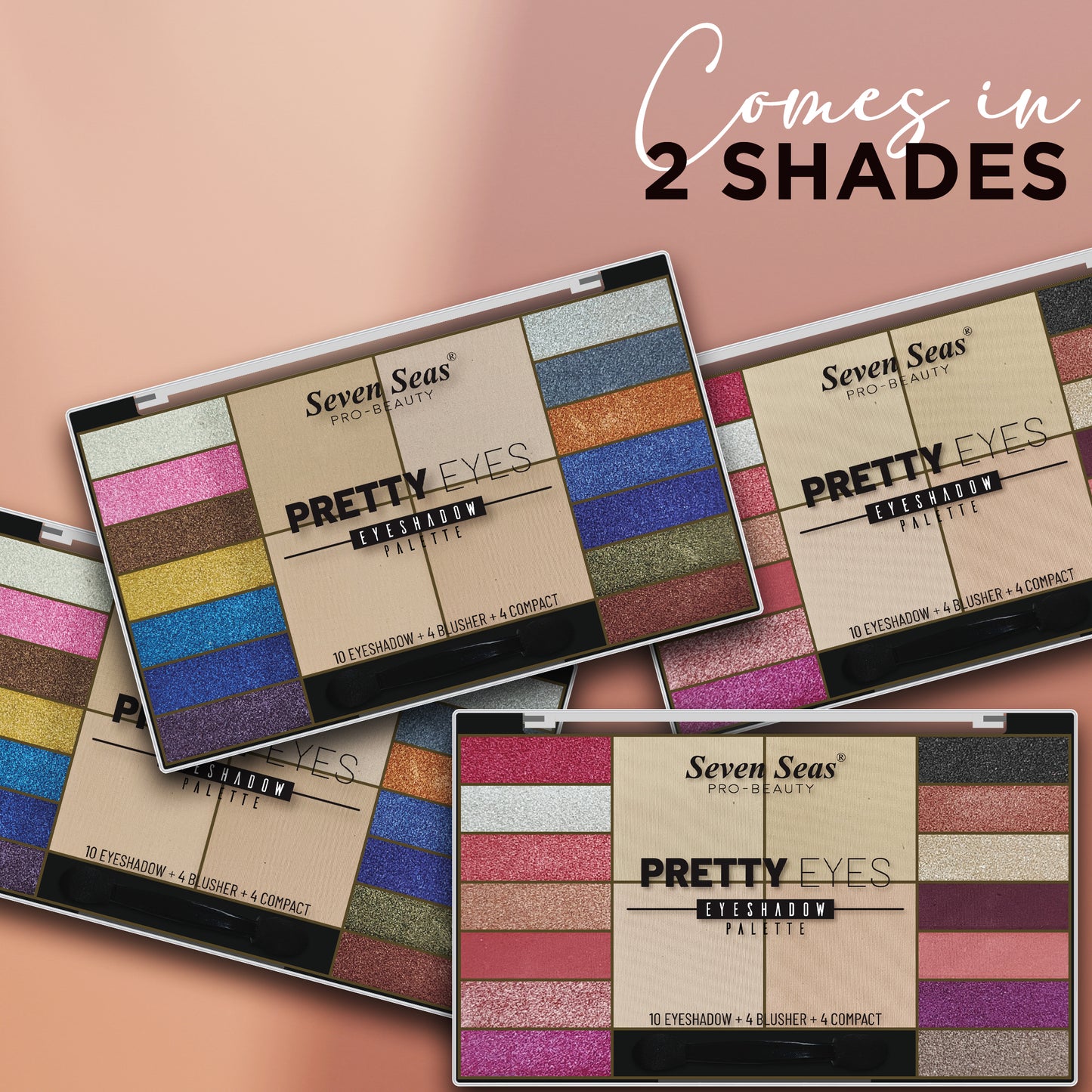 Seven Seas Pretty Eye shadow Palette | Shimmery Eye shadow Palette