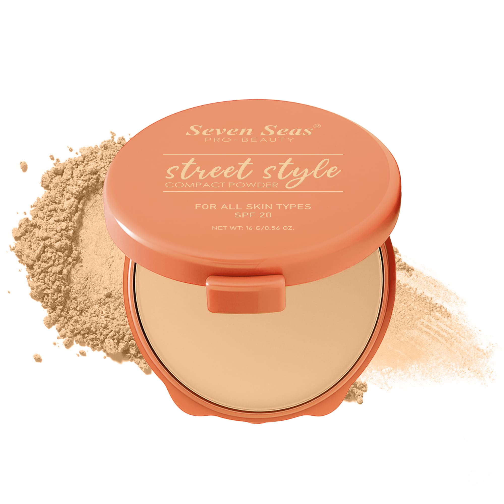 Seven Seas Absolute Compact Powder | Blends Effortlessly | Perfect Coverage | Comfortable Wear | Weightless Texture | Suitable for All Skin Types - Seven Seas Cosmetics