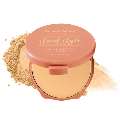 Seven Seas Absolute Compact Powder | Blends Effortlessly | Perfect Coverage | Comfortable Wear | Weightless Texture | Suitable for All Skin Types - Seven Seas Cosmetics
