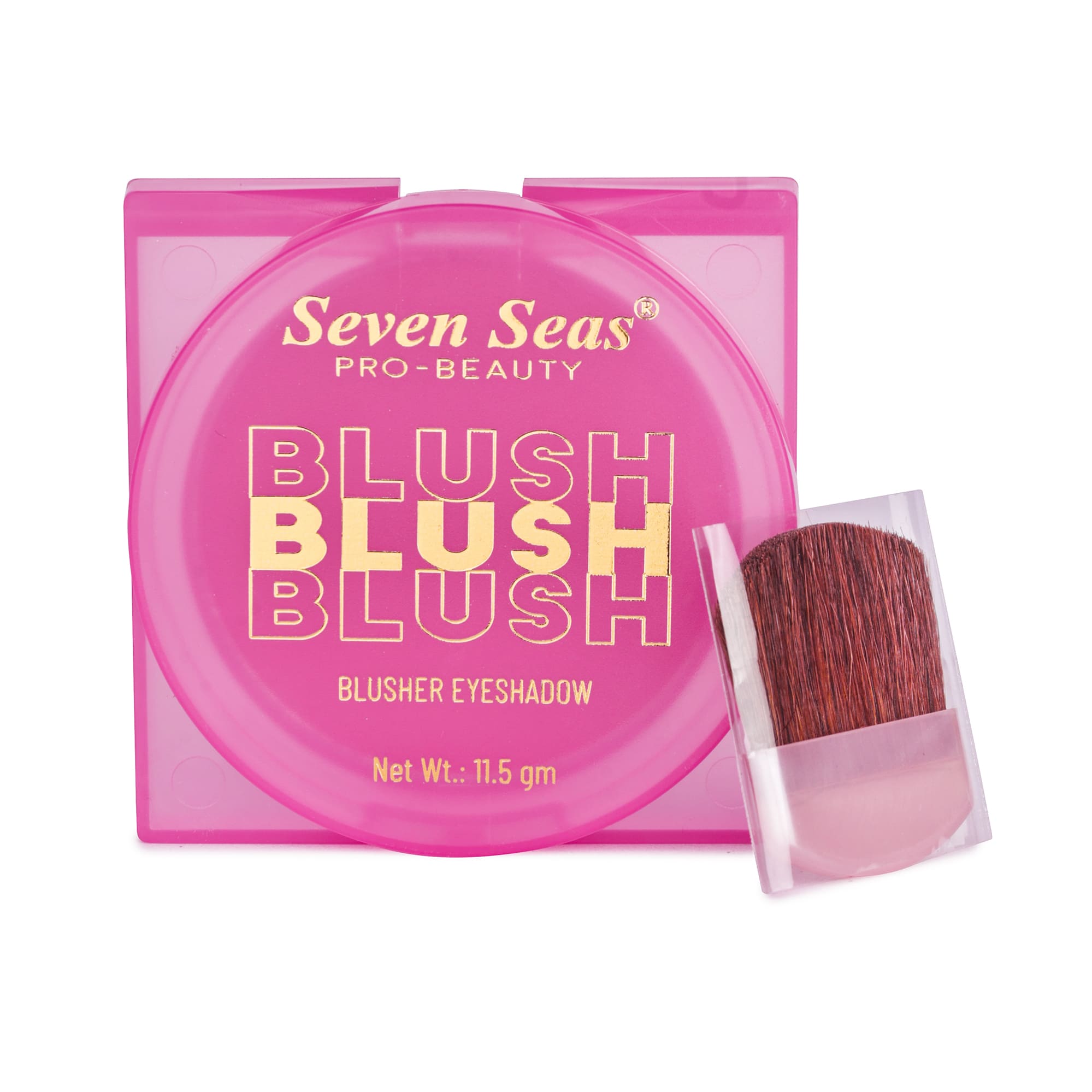 Seven Blusher Eyeshadow | Buildable Coverage | Easy To Blend | Perfect Pigmentation | Blusher Palette With Brush | Long Lasting | Matte Finish | Blusher Powder for Women - Seven Seas Cosmetics
