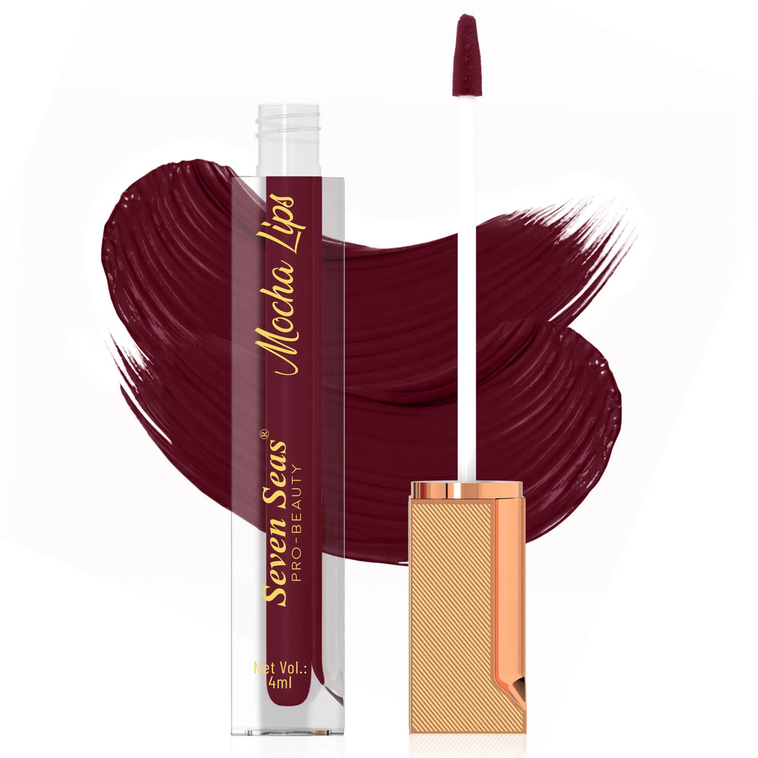 Mocha Lips Matte Liquid Lipstick | Non-Transfer &amp; 12-Hour Stay