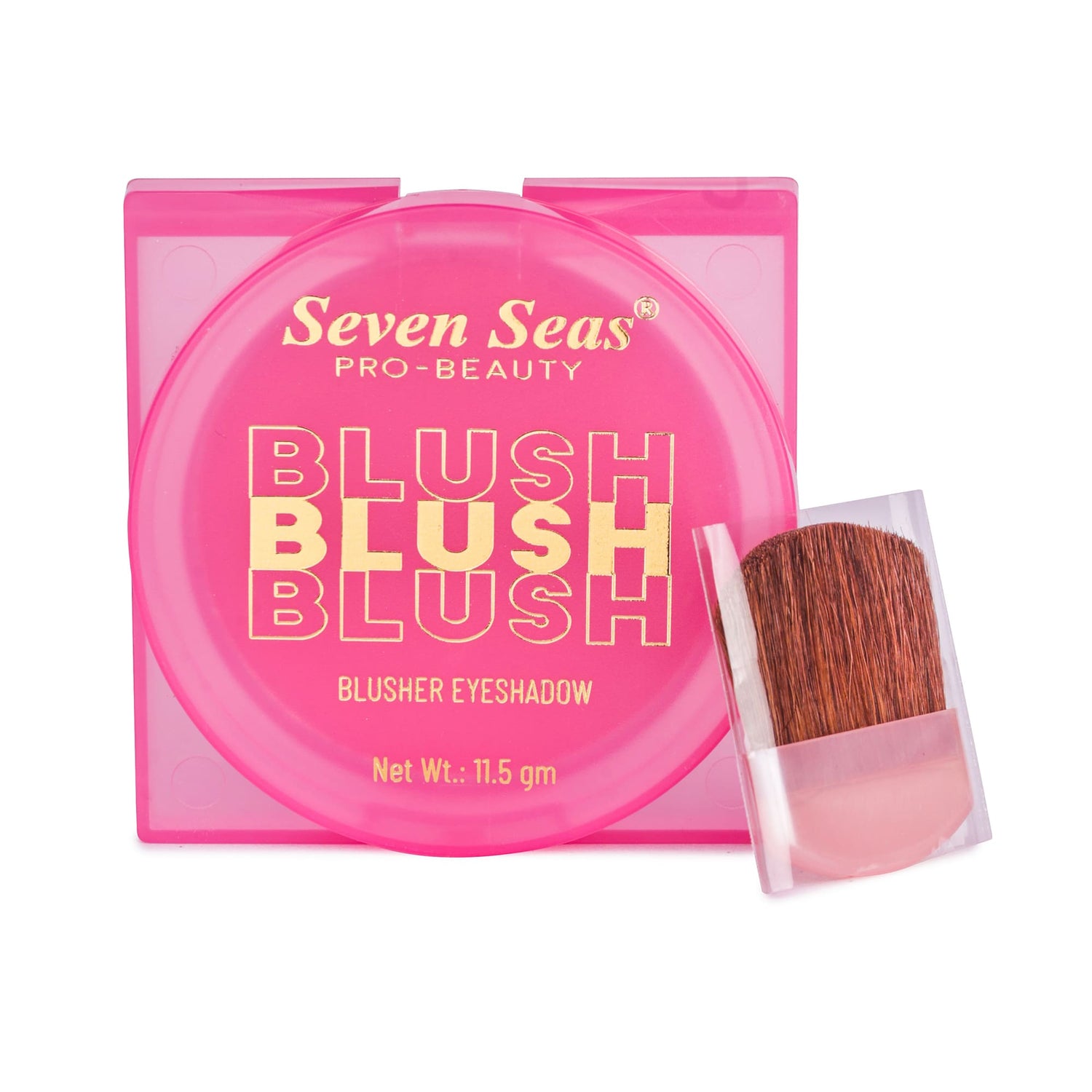 Seven Blusher Eyeshadow | Buildable Coverage | Easy To Blend | Perfect Pigmentation | Blusher Palette With Brush | Long Lasting | Matte Finish | Blusher Powder for Women - Seven Seas Cosmetics