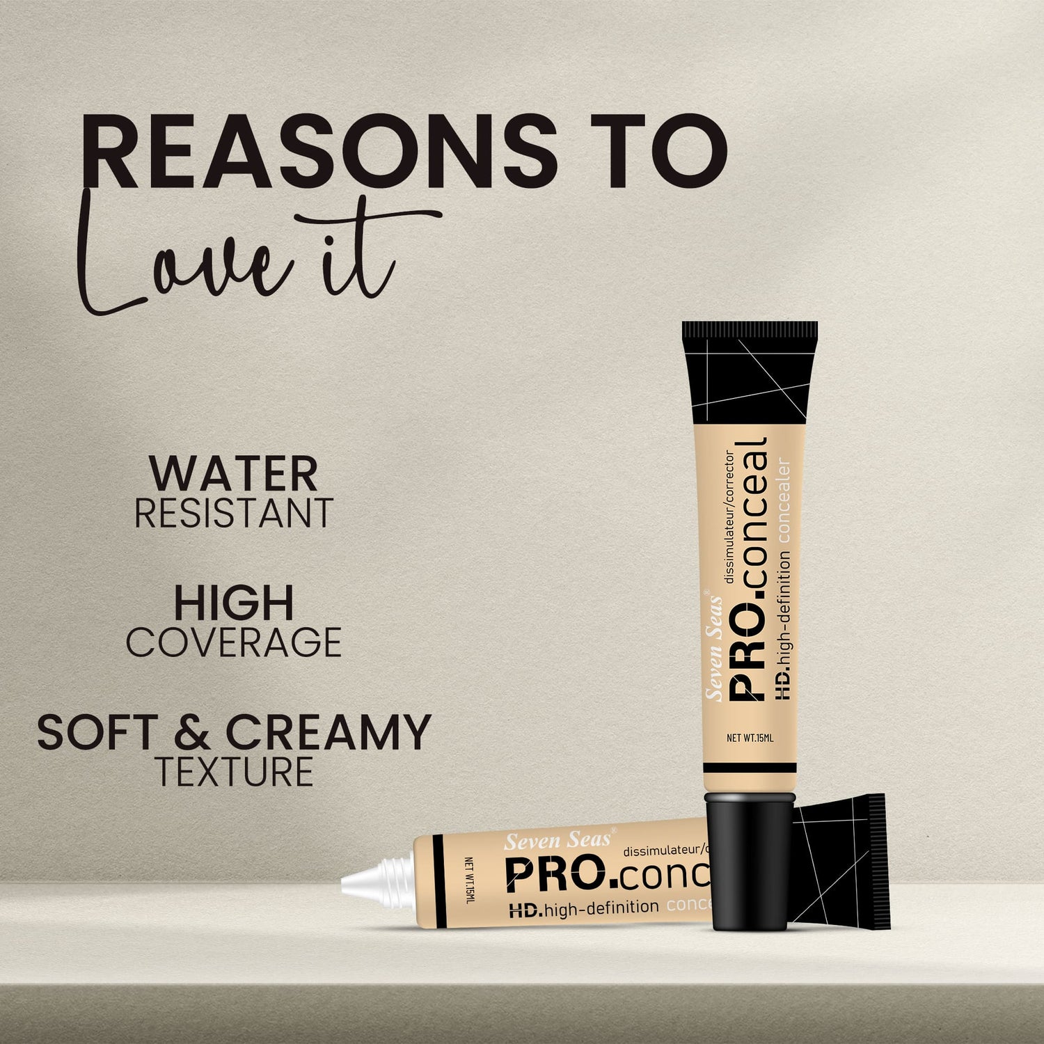 Seven Seas HD Pro Matte Liquid Concealer - Seven Seas Cosmetics