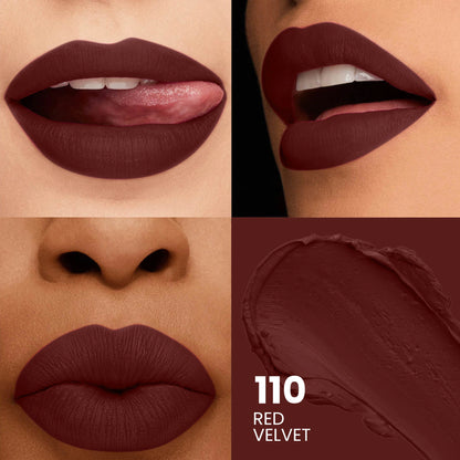 Velvet Shot Non Transfer Lipstick, 14 Hour Long Lasting and Waterproof