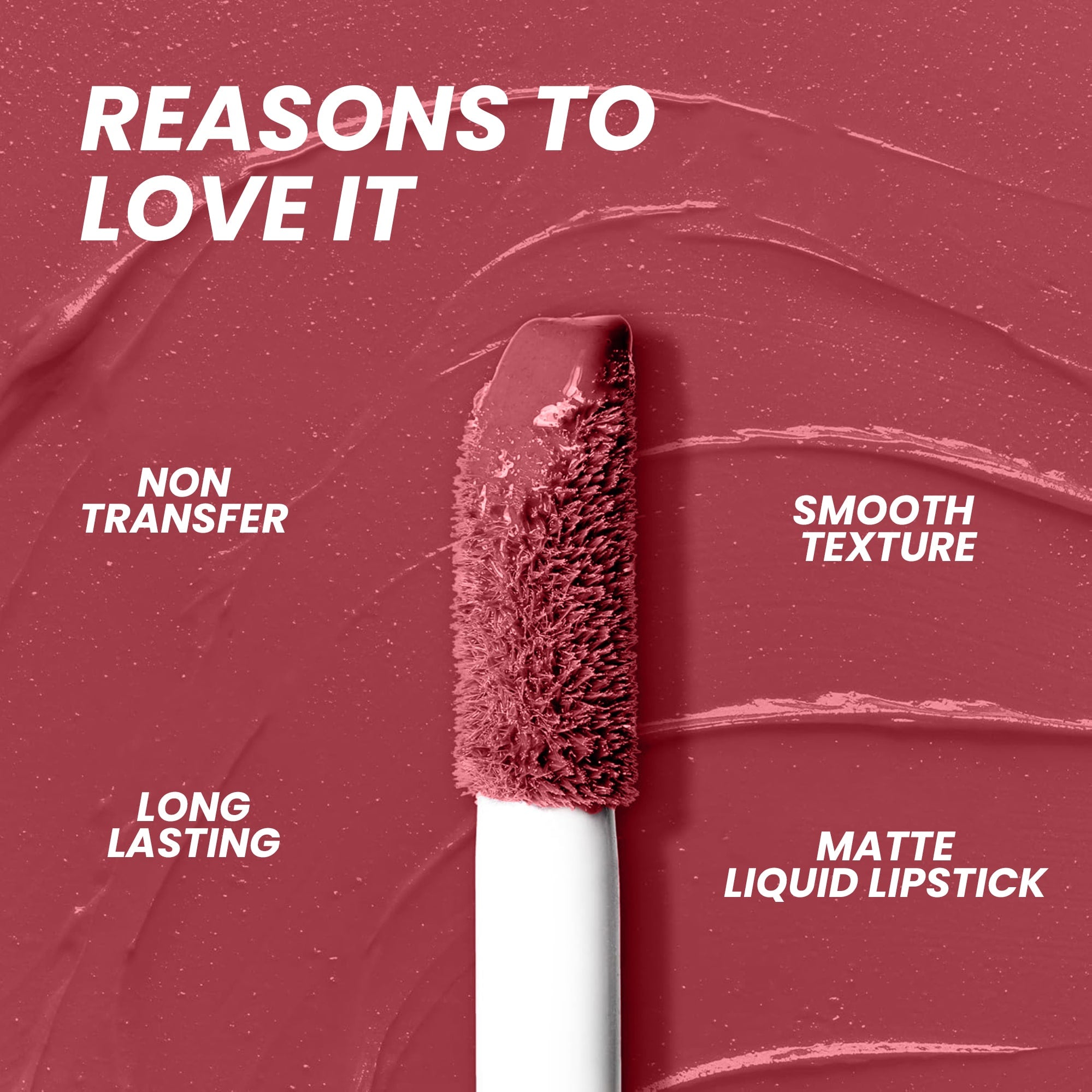 Seven Seas Mocha Lips Matte Liquid Lipstick | Non-Transfer Liquid Lipstick | 12 Hours Long Lasting | Highly Pigmented | Intense Color Payoff | Smudgeproof Liquid Lipstick for Women - Seven Seas Cosmetics