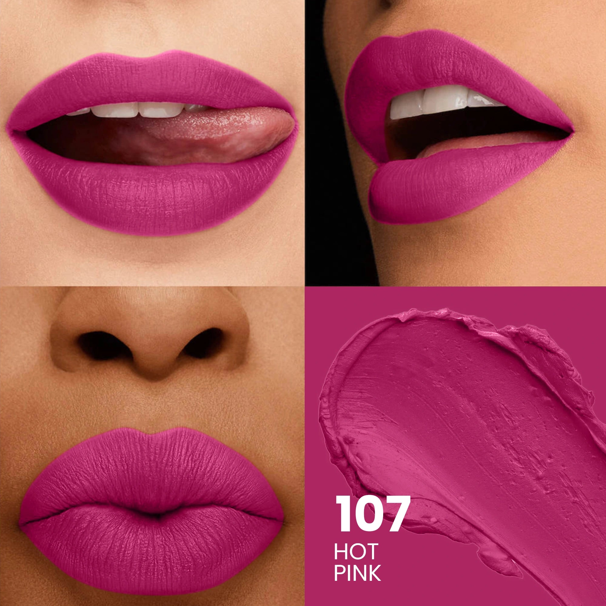 Velvet Shot Non Transfer Lipstick, 14 Hour Long Lasting and Waterproof