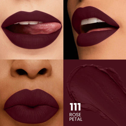 Velvet Shot Non Transfer Lipstick, 14 Hour Long Lasting and Waterproof