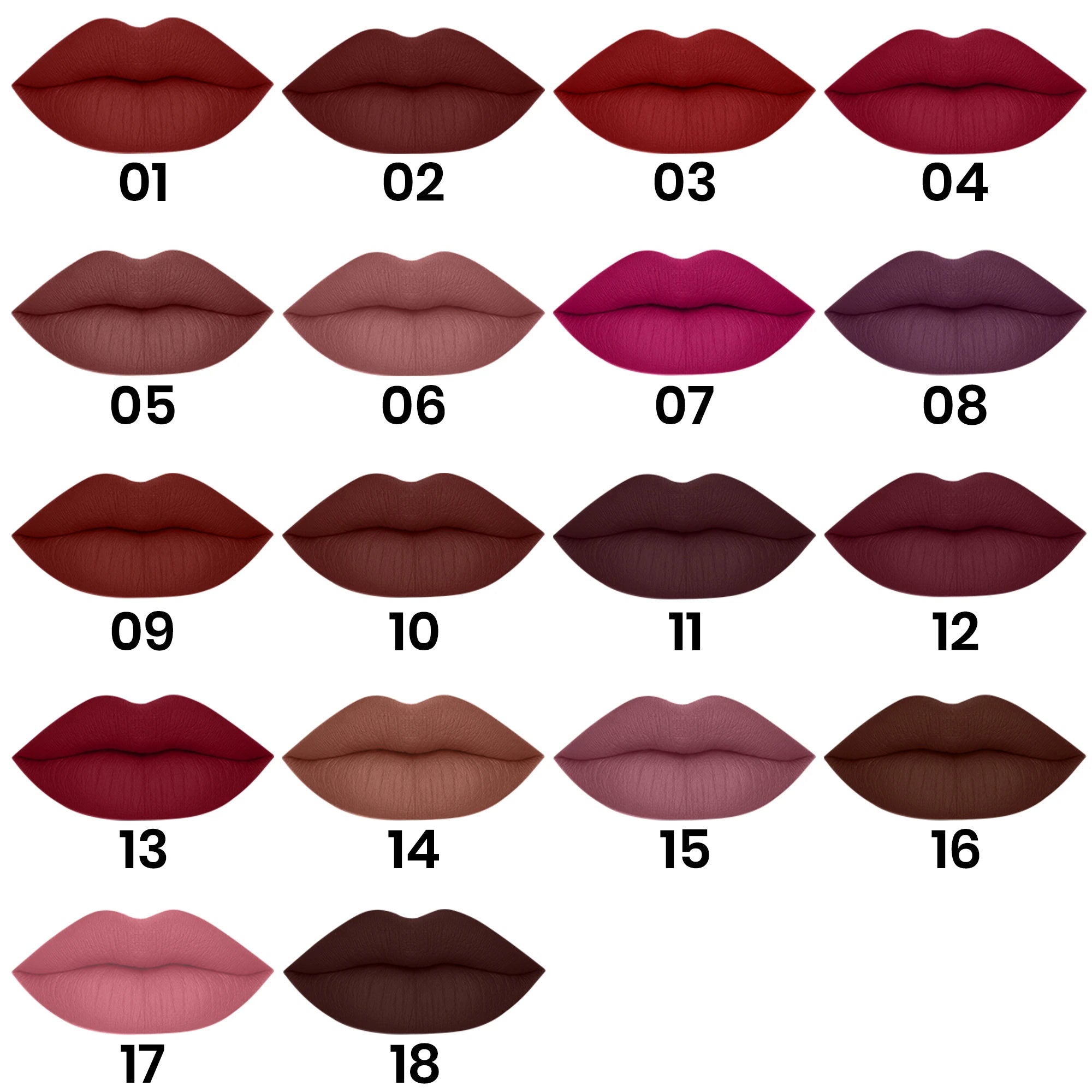 18 Shades of Velvet Shot Lipstick