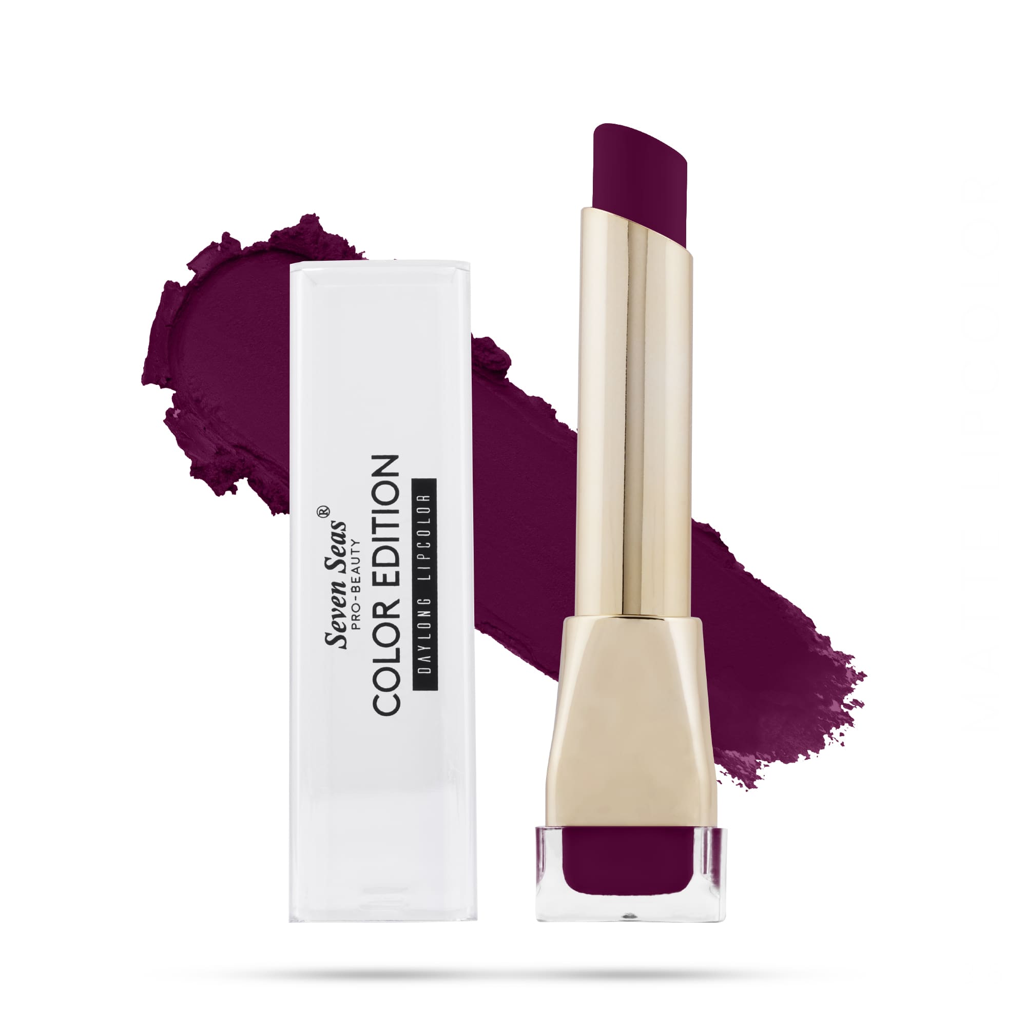Seven Seas Color Edition Matte Lipstick | Highly Pigmented | Long Lasting | Waterproof | Smudgeproof | Single Coat Application | Lipstick for Women - Seven Seas Cosmetics
