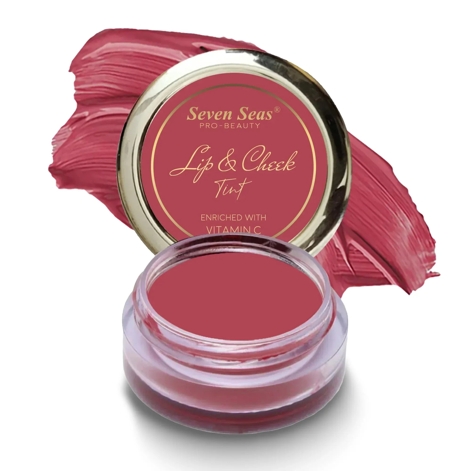 Lip &amp; Cheek Tint with Beetroot | Creamy Matte &amp; Nourishing - Seven Seas Cosmetics