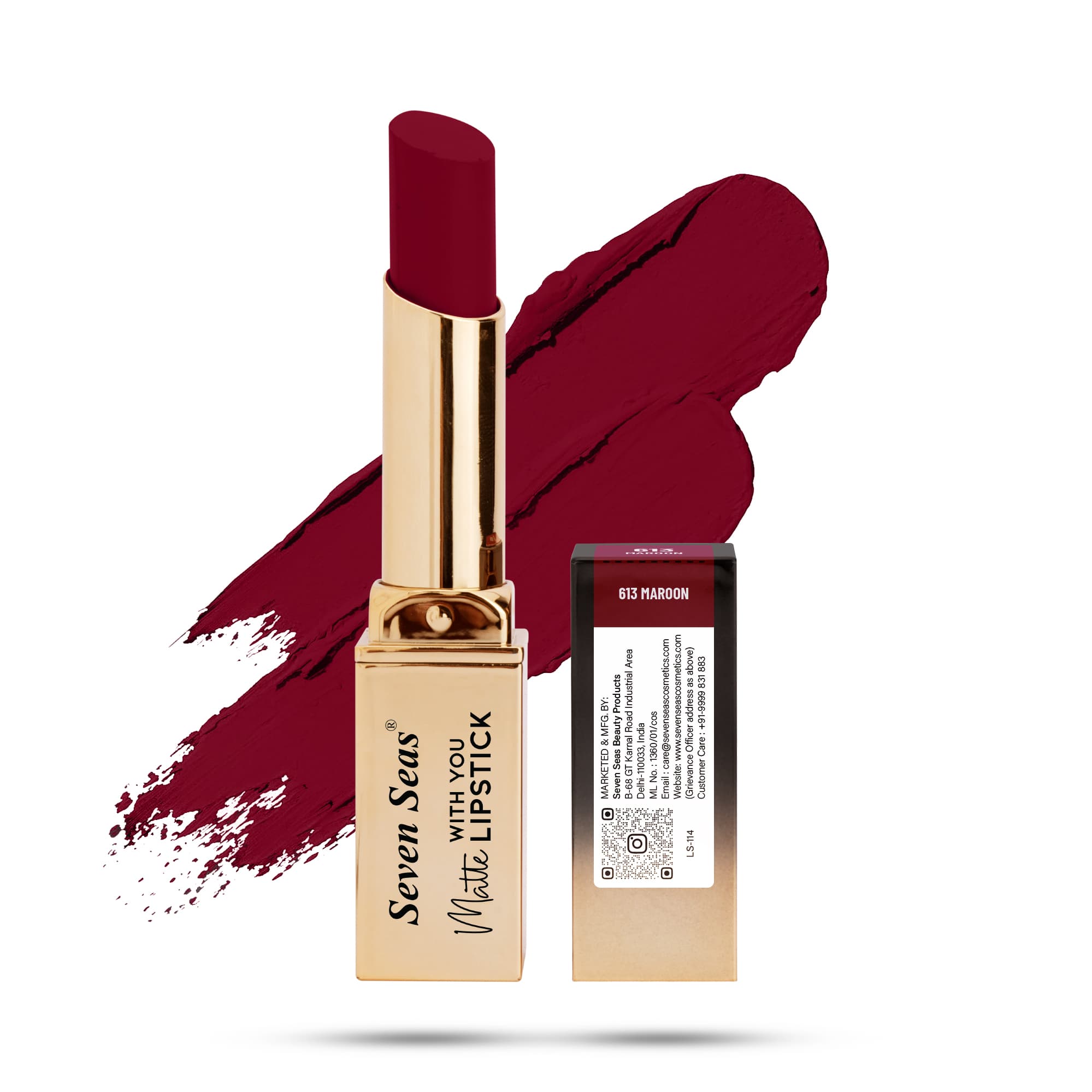 Seven Seas Matte With You Lipstick - Seven Seas Cosmetics