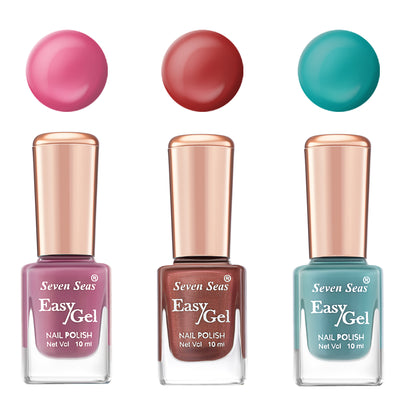 Easy Gel Nail Polish Combo of 3