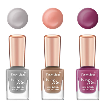 Easy Gel Nail Polish Combo of 3 Light girly