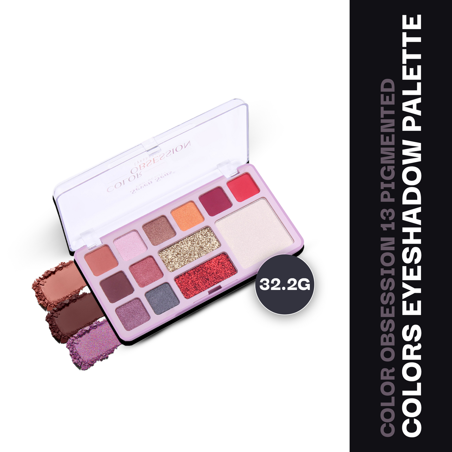 Color Obsession 13 Pigmented Colors Eyeshadow Palette