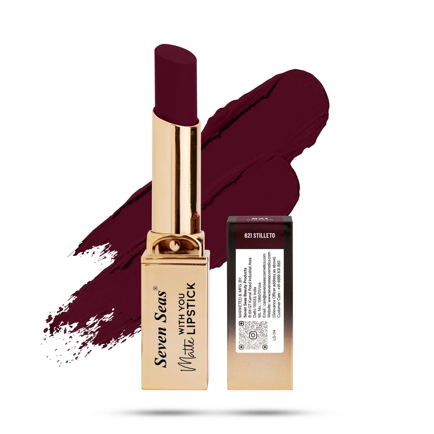 Seven Seas Matte With You Lipstick - Seven Seas Cosmetics