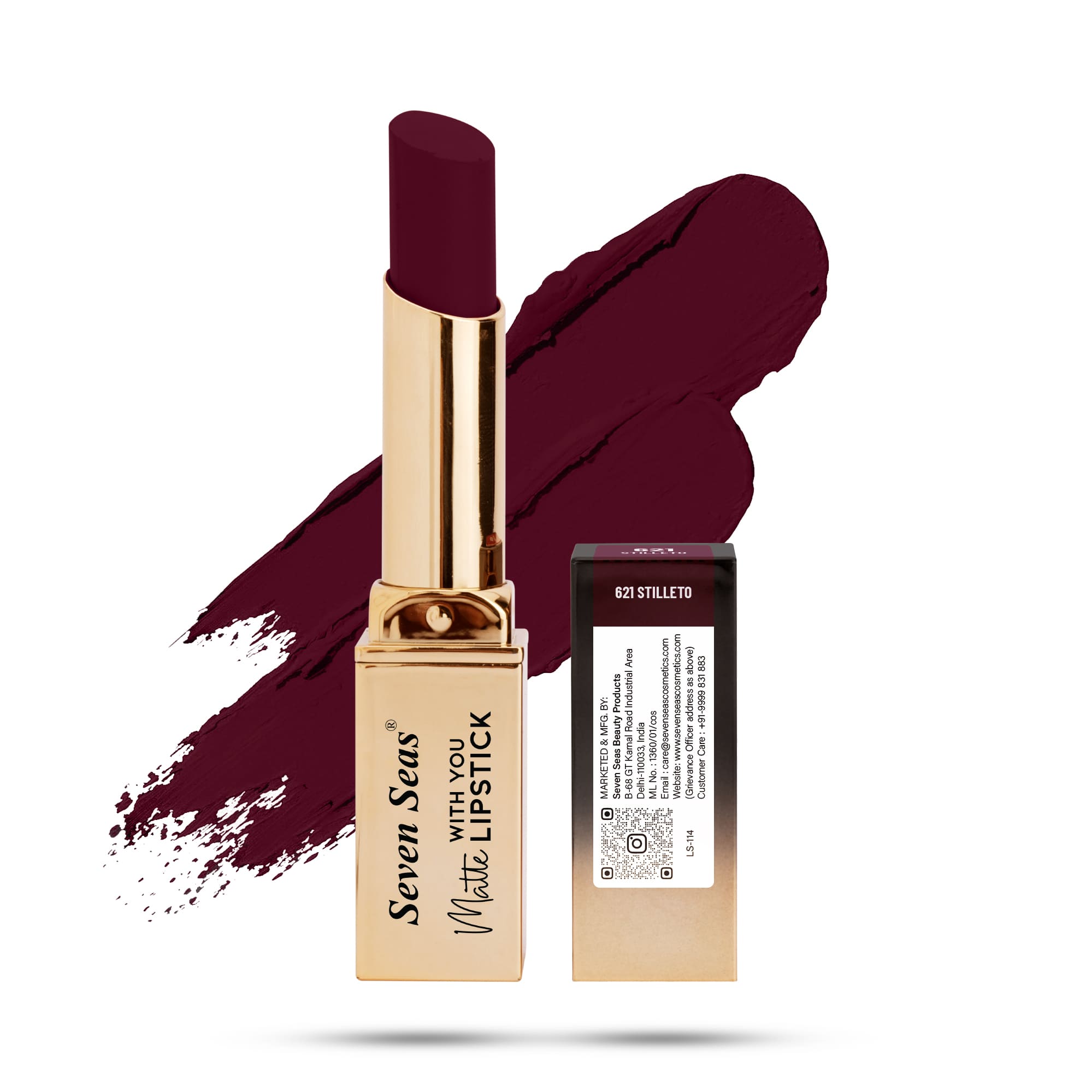 Seven Seas Matte With You Lipstick - Seven Seas Cosmetics