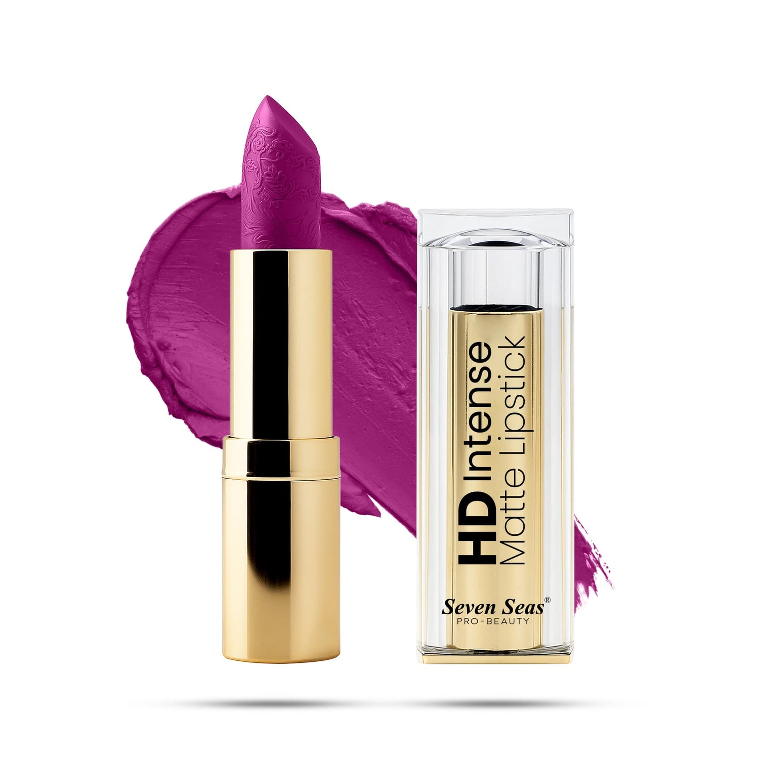 Seven Seas HD Intense Matte Lipstick | Non-Transfer | Lipstick For Women (607-Dark Coffee, 3.5G) - Seven Seas Cosmetics