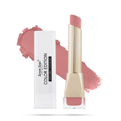 Seven Seas Color Edition Matte Lipstick | Highly Pigmented | Long Lasting | Waterproof | Smudgeproof | Single Coat Application | Lipstick for Women - Seven Seas Cosmetics