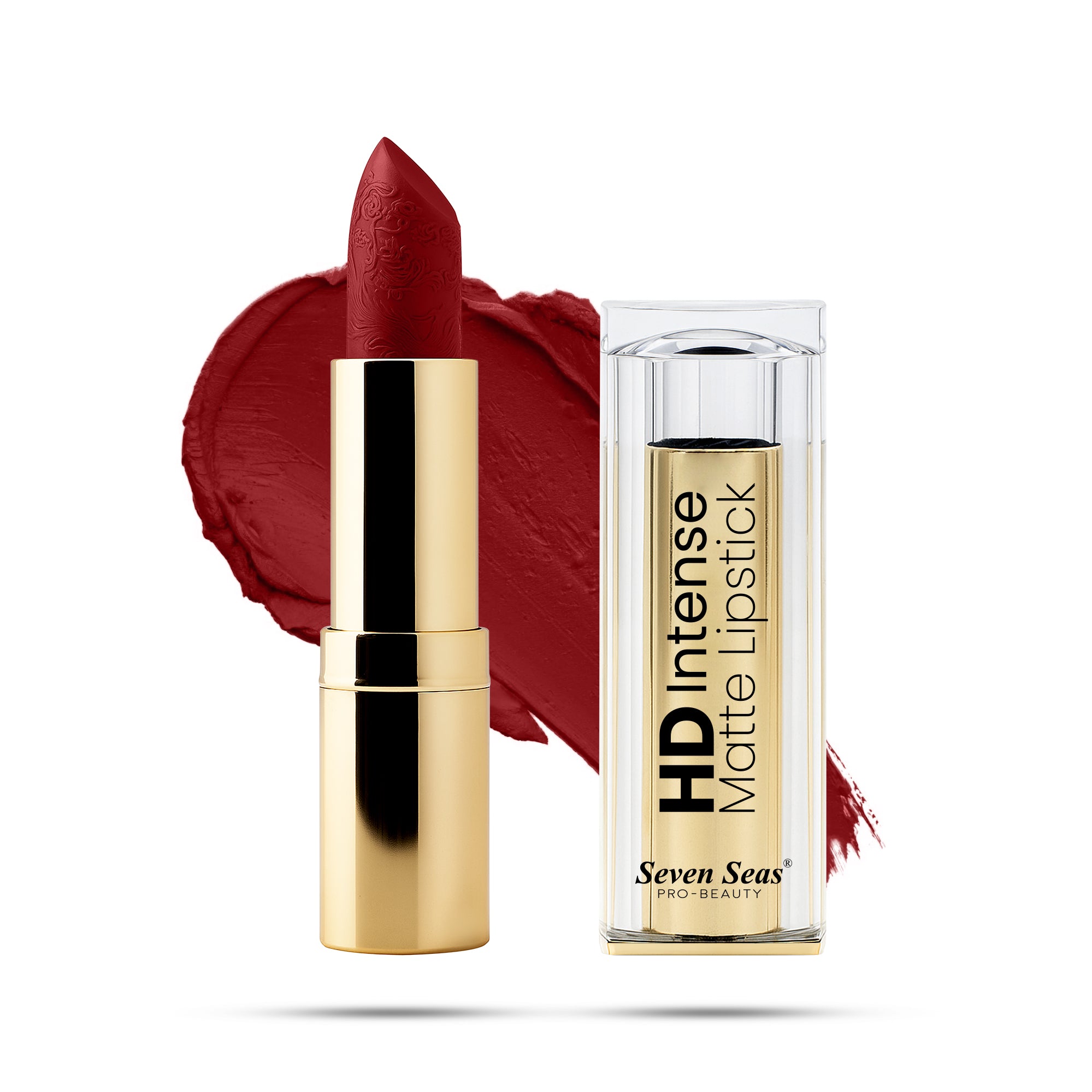 Seven Seas HD Intense Matte Lipstick | Non-Transfer | Lipstick For Women (607-Dark Coffee, 3.5G) - Seven Seas Cosmetics
