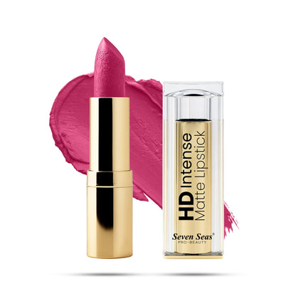 Seven Seas HD Intense Matte Lipstick | Non-Transfer | Lipstick For Women (607-Dark Coffee, 3.5G) - Seven Seas Cosmetics