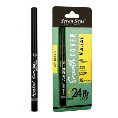 Jet Black Smooth Cover Kajal