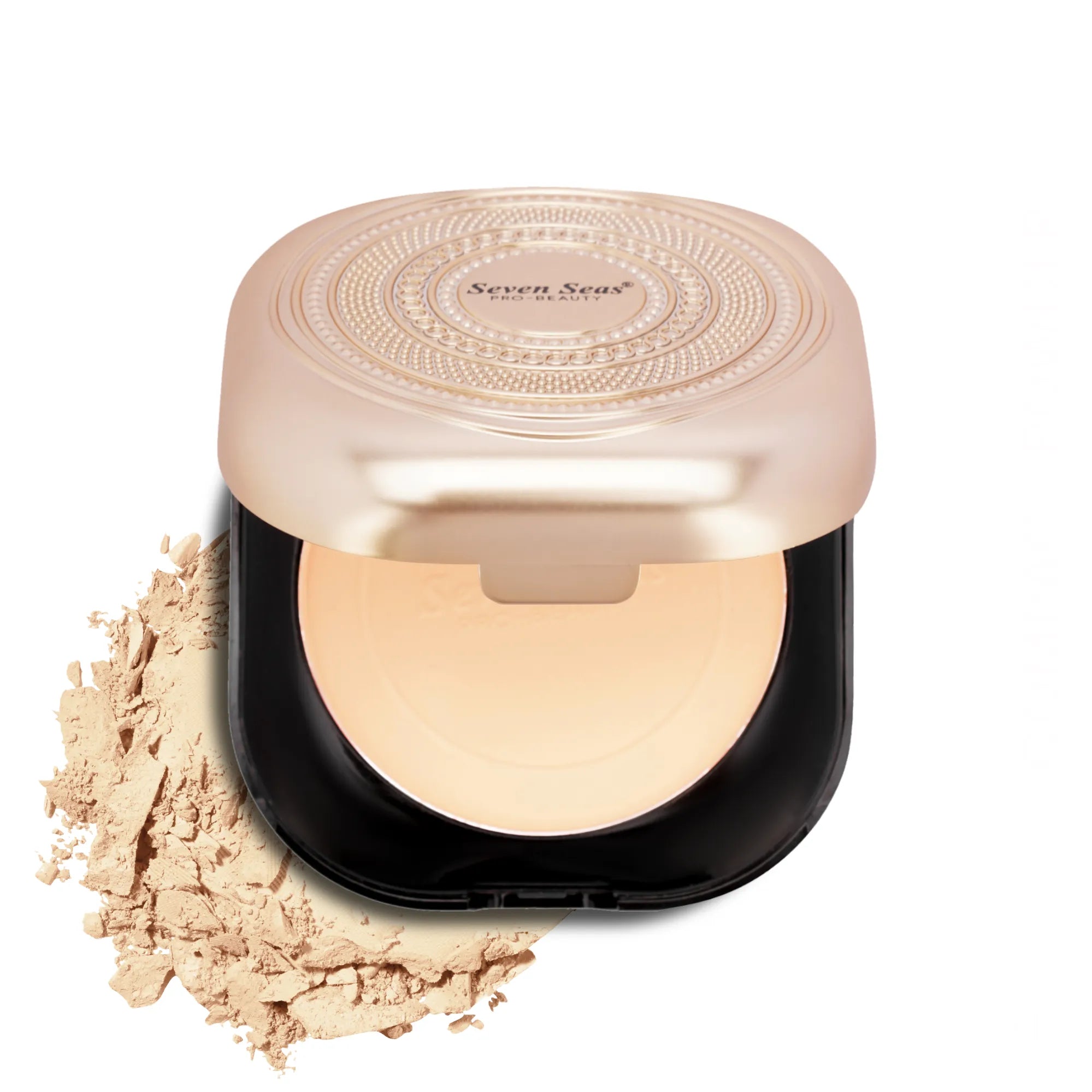 HD Full Coverage Compact Powder - 2-in-1 Oil-Control Compact with Shimmery &amp; Matte Finish