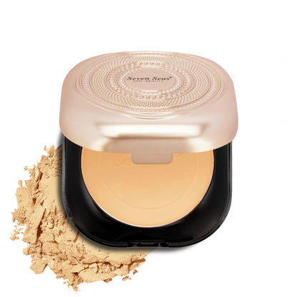 HD Full Coverage Compact Powder - 2-in-1 Oil-Control Compact with Shimmery &amp; Matte Finish