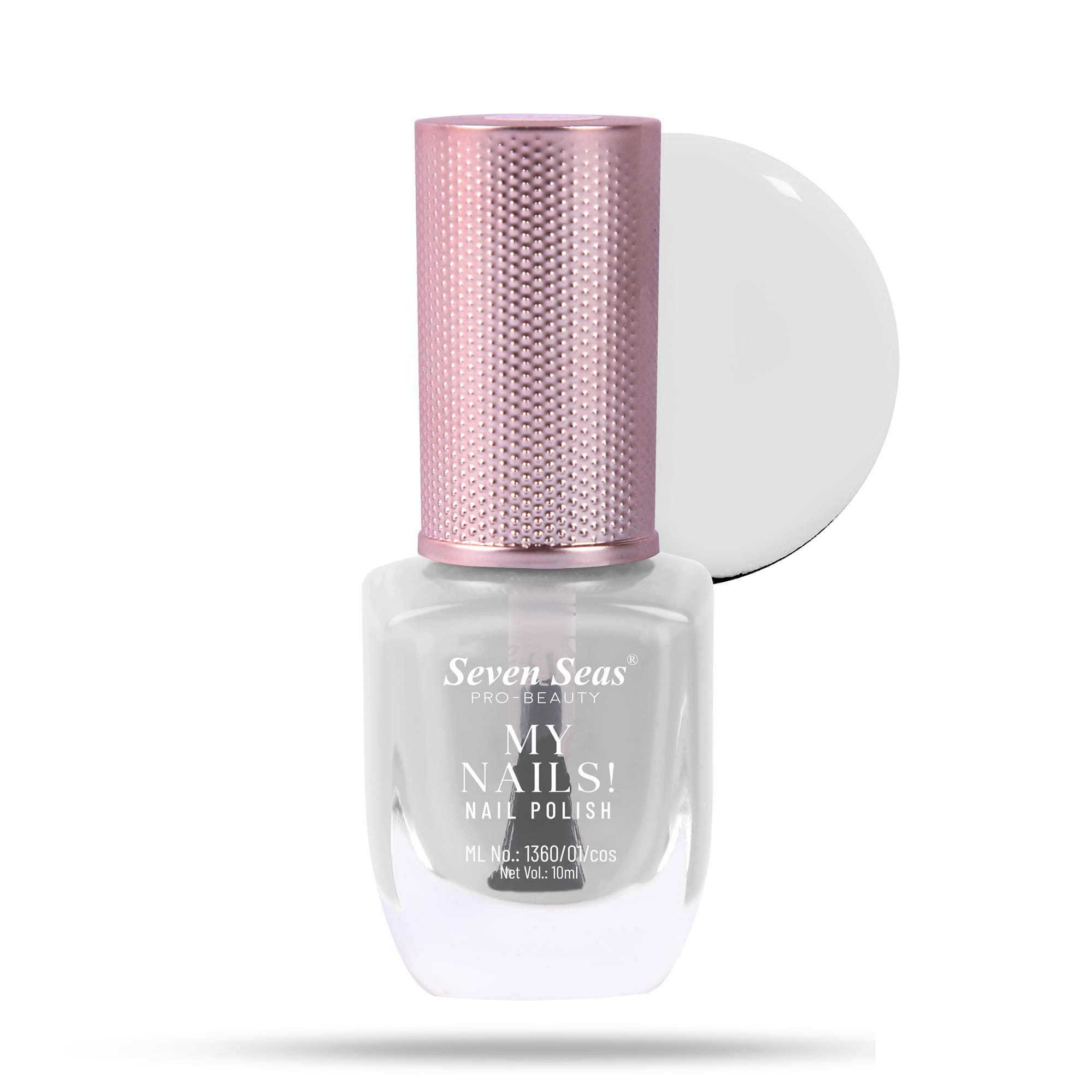 Seven Seas My Nails Nail Polish, High Colour Pay Off, Long Lasting, Quick Drying, Chip Resistant, Non-Staining, 10ml - Seven Seas Cosmetics
