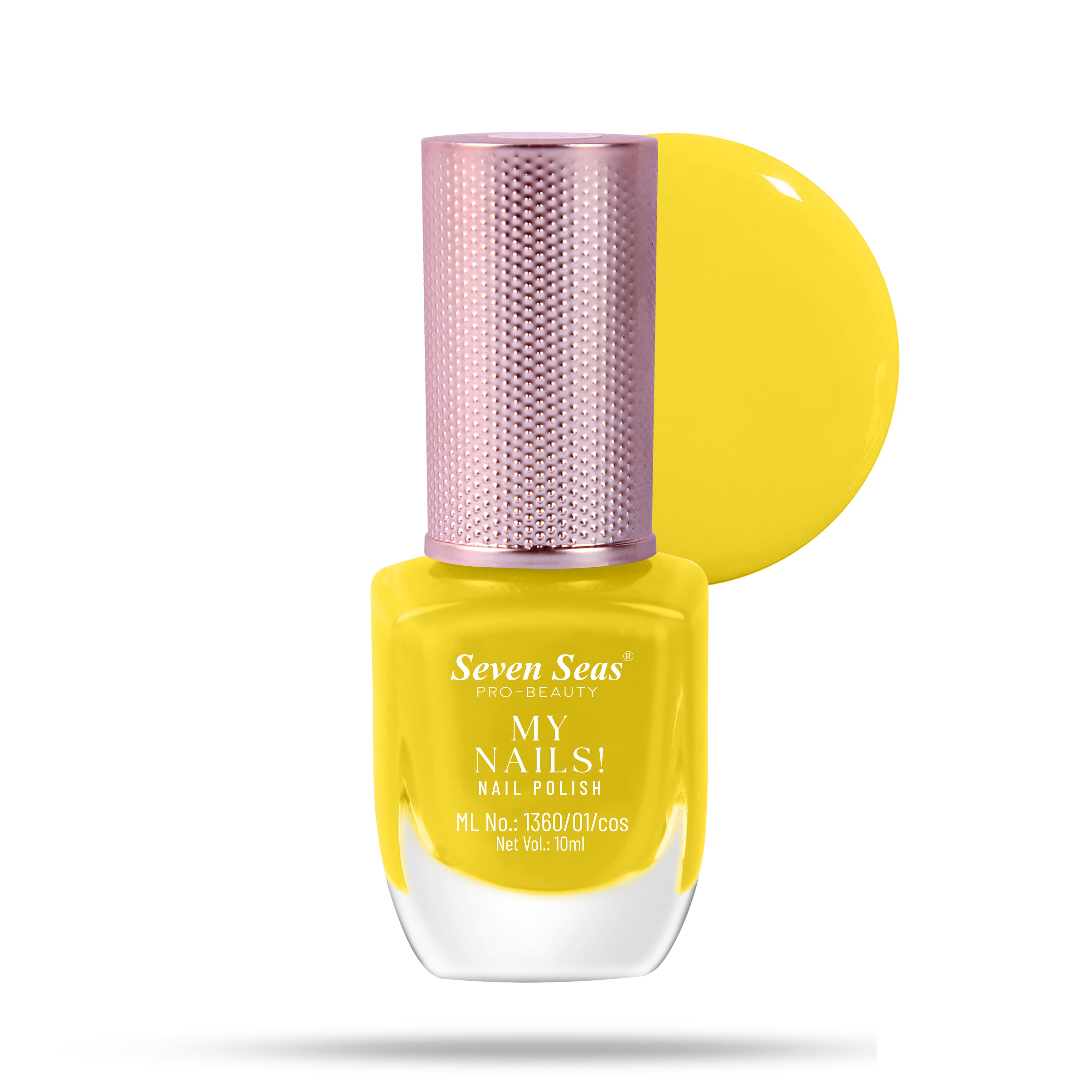 Seven Seas My Nails Nail Polish, High Colour Pay Off, Long Lasting, Quick Drying, Chip Resistant, Non-Staining, 10ml - Seven Seas Cosmetics