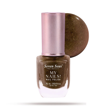 Seven Seas My Nails Nail Polish, High Colour Pay Off, Long Lasting, Quick Drying, Chip Resistant, Non-Staining, 10ml - Seven Seas Cosmetics