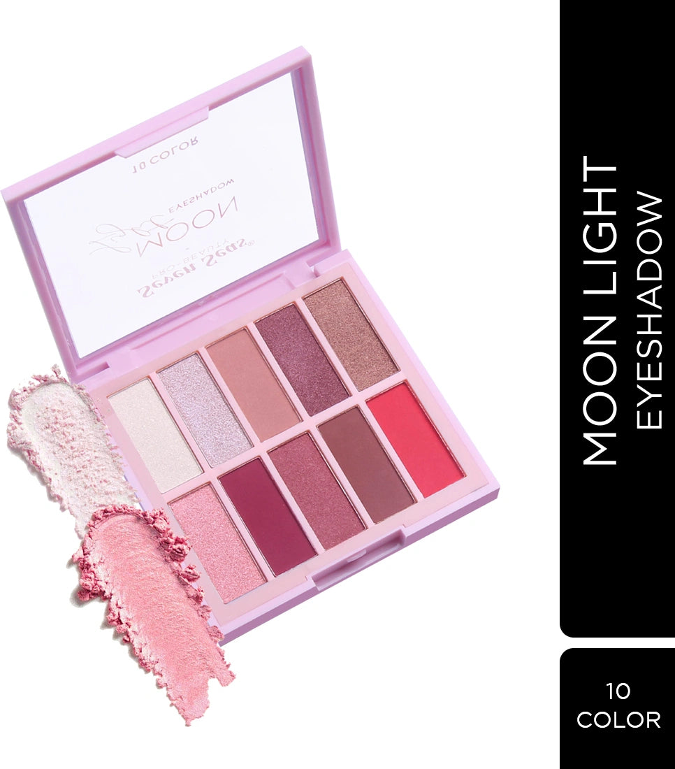 Moon Light Eyeshadow Palette | 10 Shades Matte to Shimmer