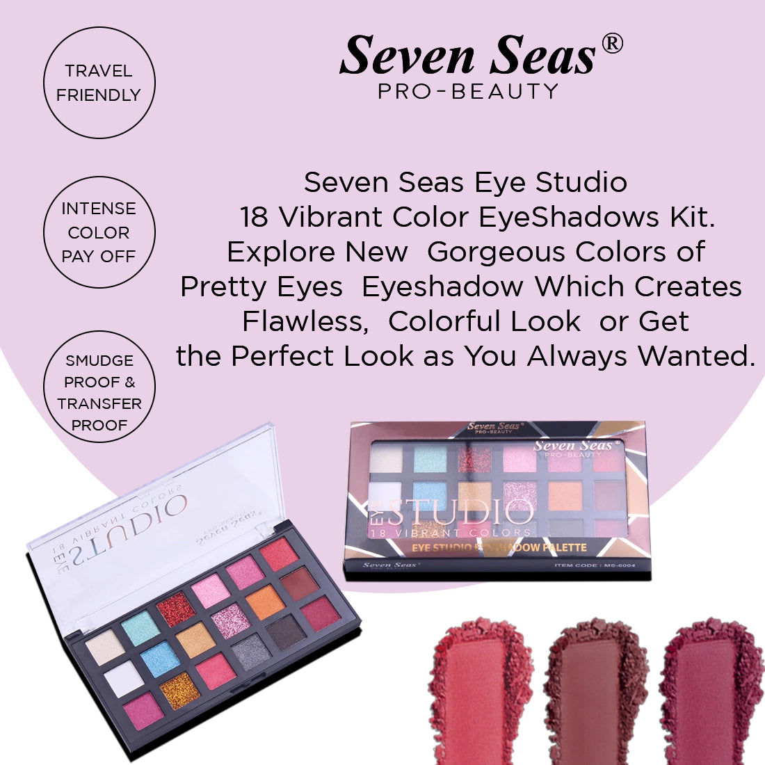 Eye Studio Eyeshadow Palette | 18 Vibrant Shades Matte to Shimmer