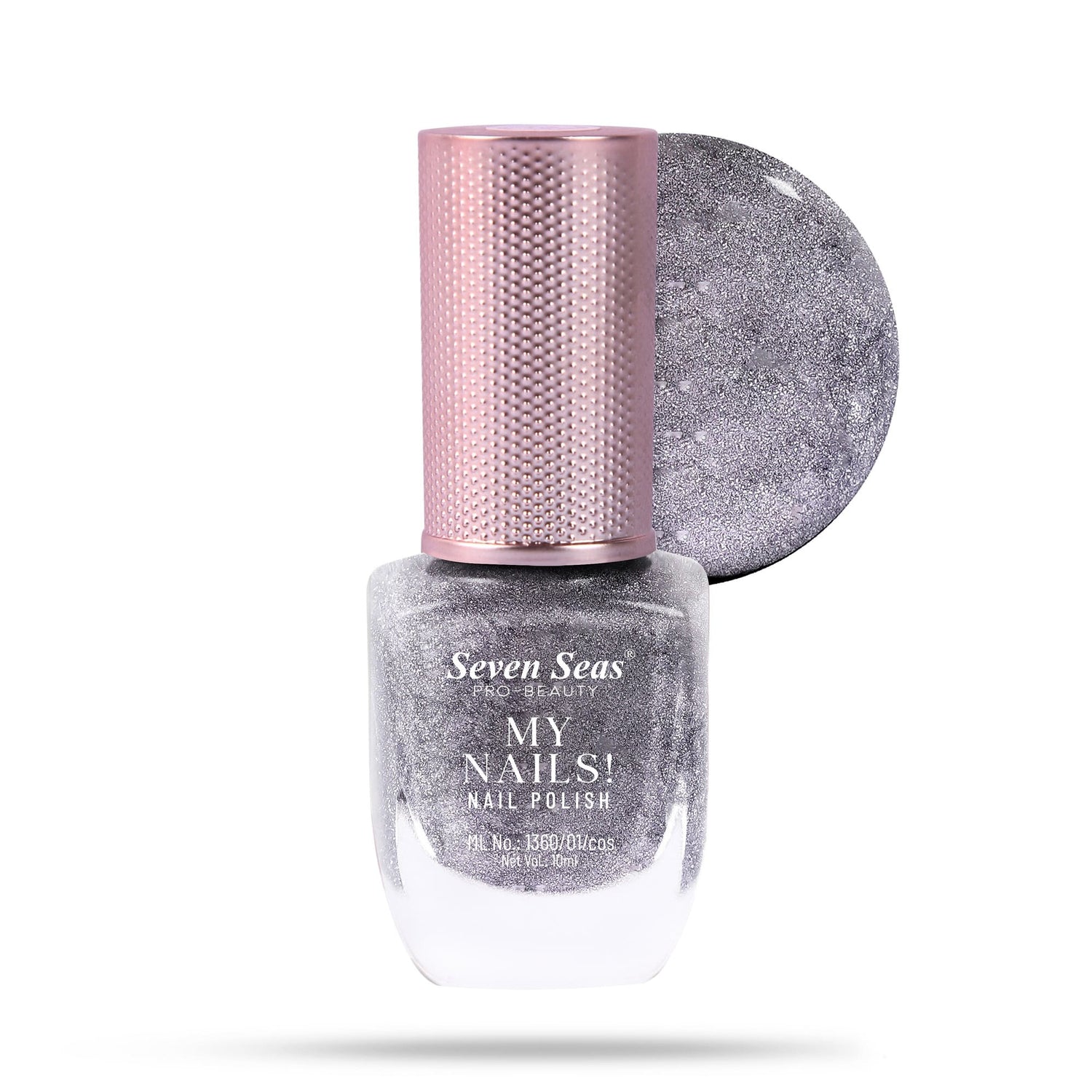 Seven Seas My Nails Nail Polish, High Colour Pay Off, Long Lasting, Quick Drying, Chip Resistant, Non-Staining, 10ml - Seven Seas Cosmetics