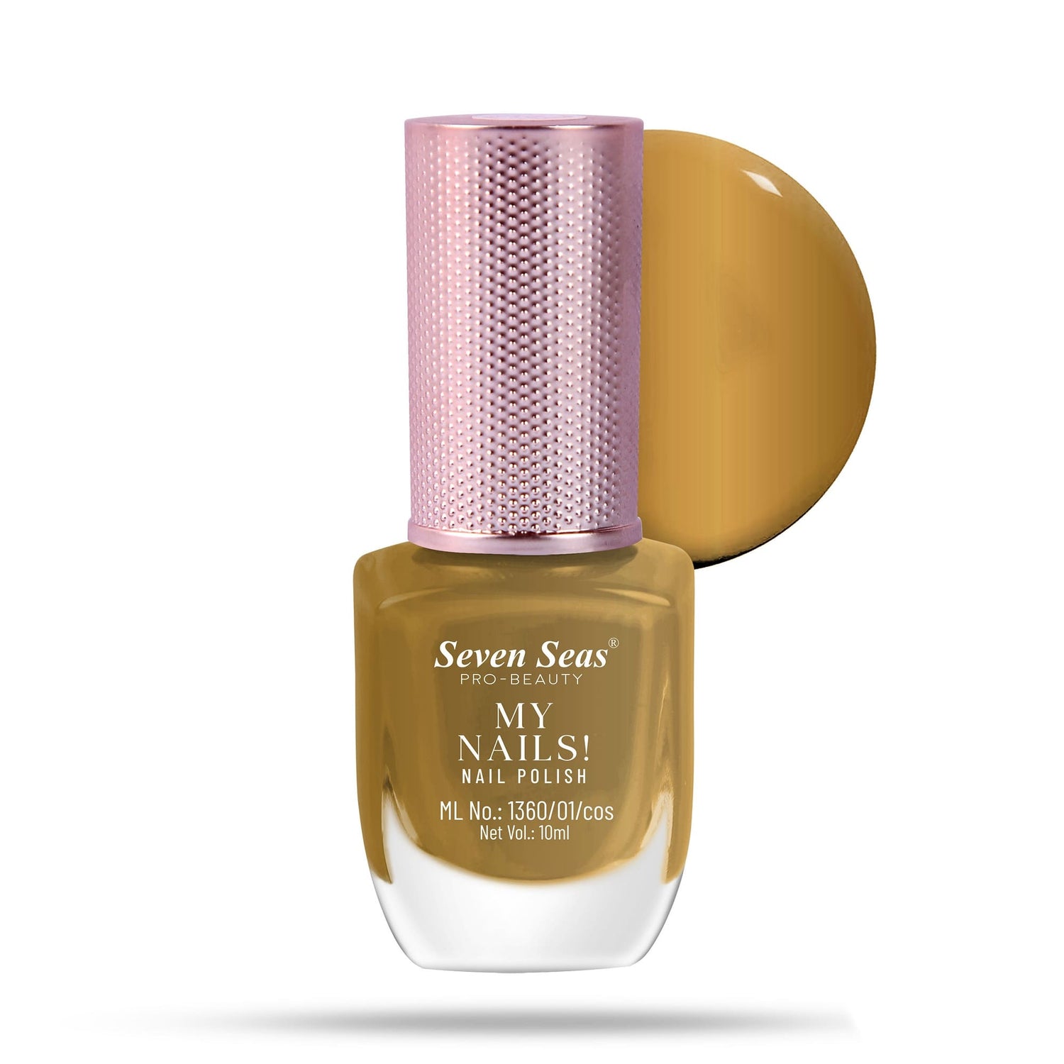 Seven Seas My Nails Nail Polish, High Colour Pay Off, Long Lasting, Quick Drying, Chip Resistant, Non-Staining, 10ml - Seven Seas Cosmetics