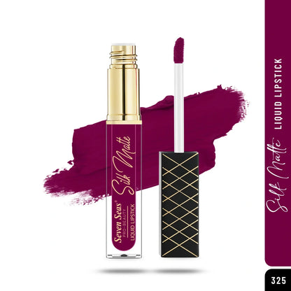 Silk Matte Liquid Lipstick for Women | Long Lasting Soft Matte Color - Seven Seas Cosmetics