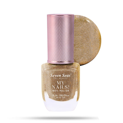 Seven Seas My Nails Nail Polish, High Colour Pay Off, Long Lasting, Quick Drying, Chip Resistant, Non-Staining, 10ml - Seven Seas Cosmetics
