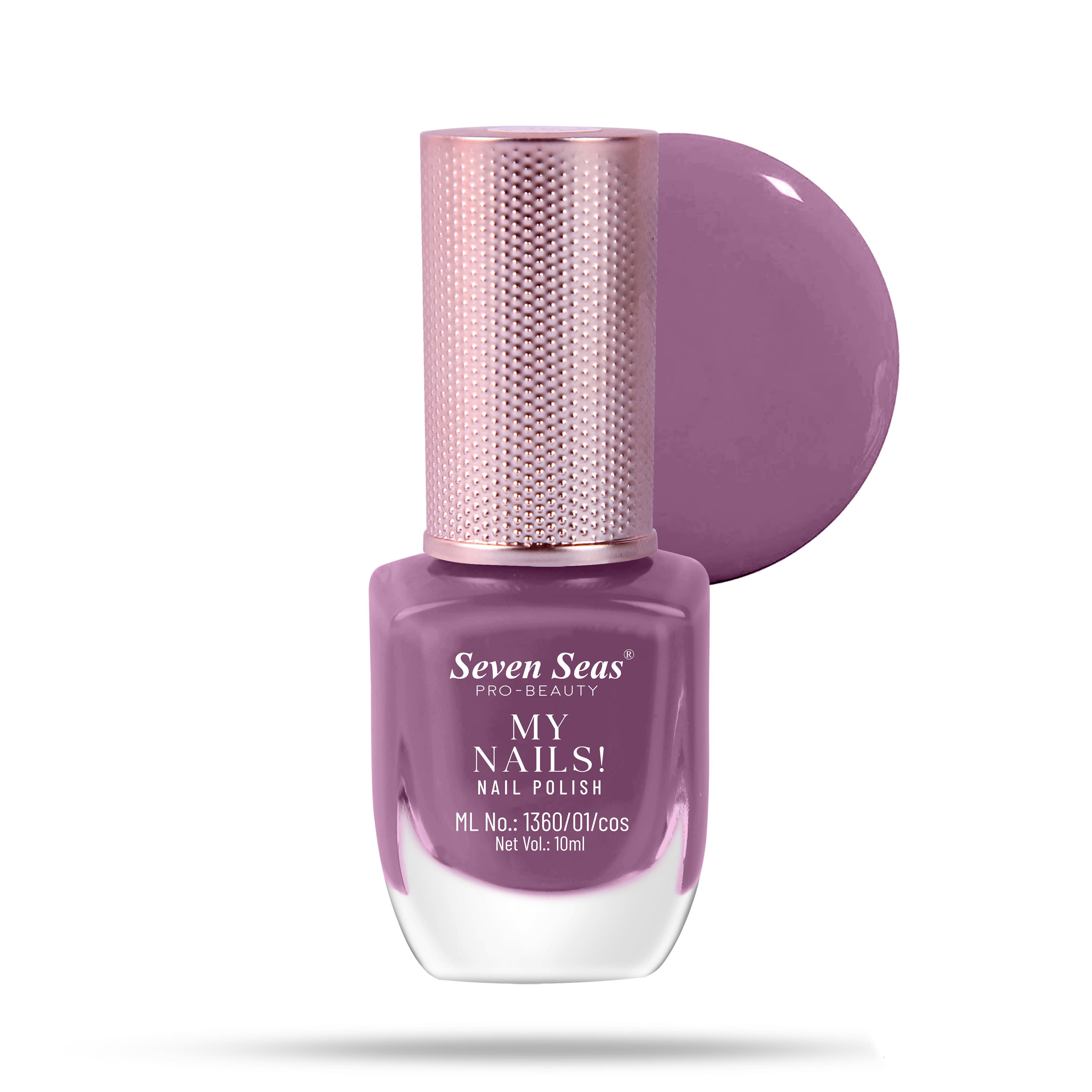 Seven Seas My Nails Nail Polish, High Colour Pay Off, Long Lasting, Quick Drying, Chip Resistant, Non-Staining, 10ml - Seven Seas Cosmetics