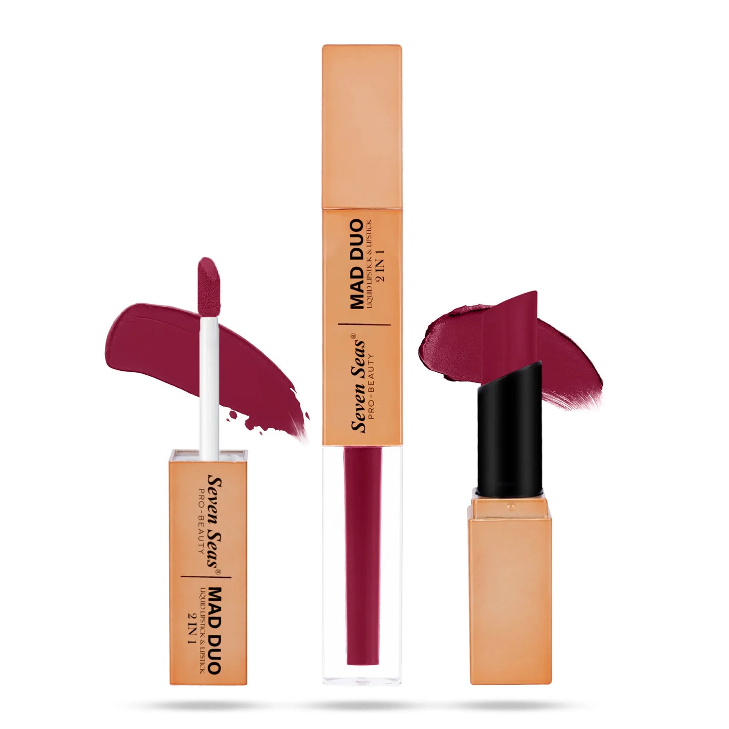Mad Duo Lipstick | Liquid Matte and Creamy Bullet