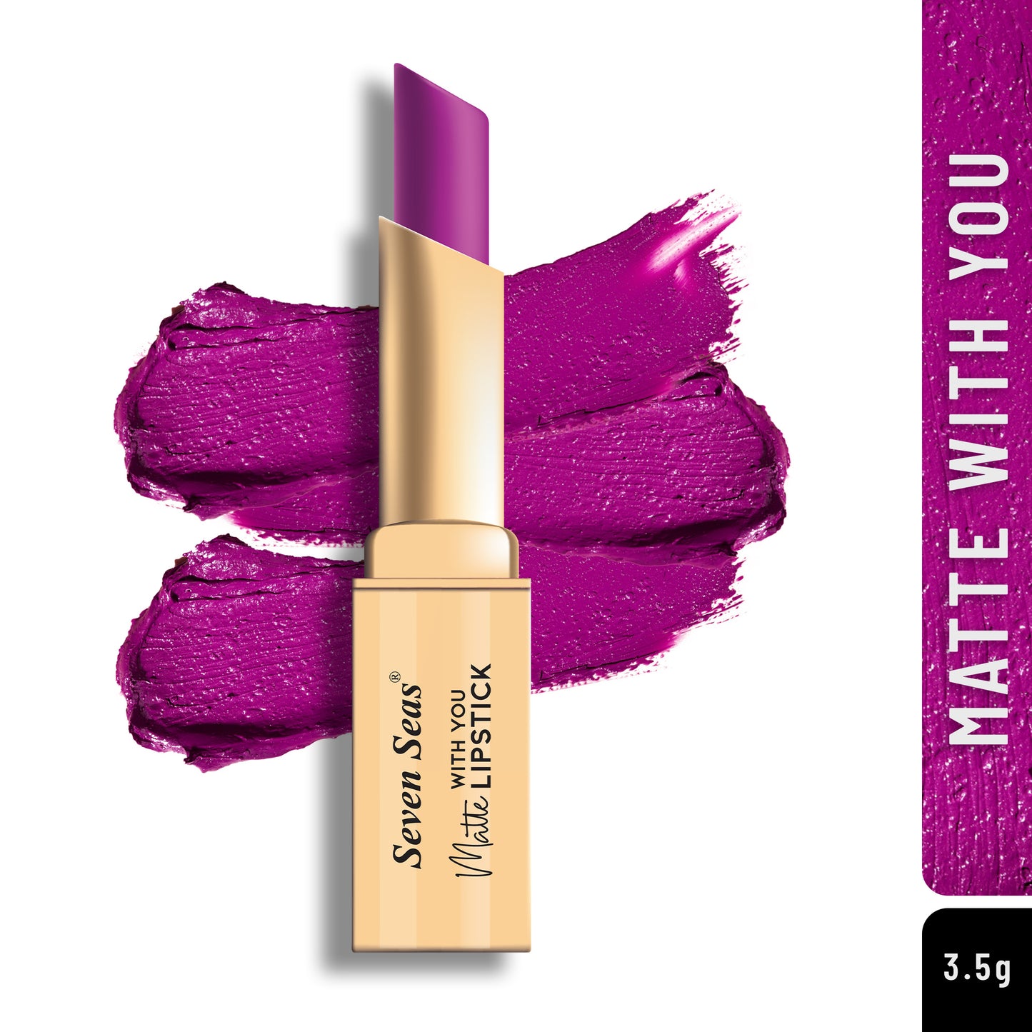 Seven Seas Matte With You Lipstick | Non Transfer Matte Lipstick for Women