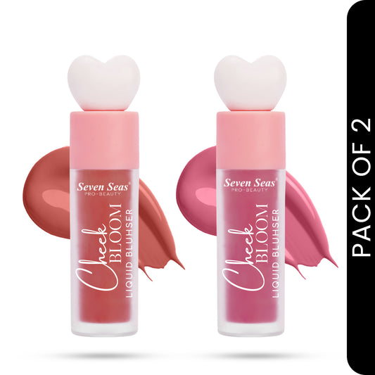 Seven Seas Cheek Bloom Liquid Blusher & Lip Gloss Combo