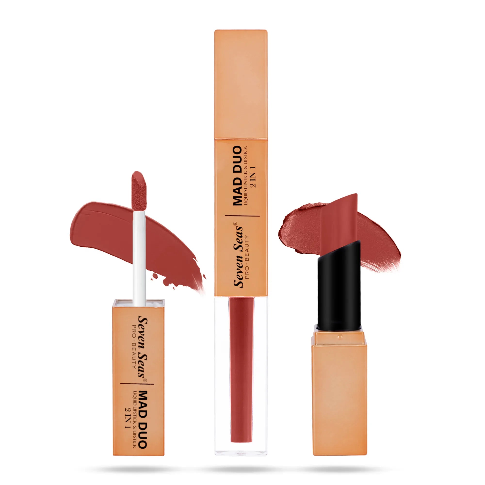 Mad Duo Lipstick | Liquid Matte and Creamy Bullet