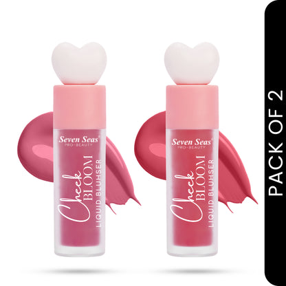 Seven Seas Cheek Bloom Liquid Blusher & Lip Gloss Combo