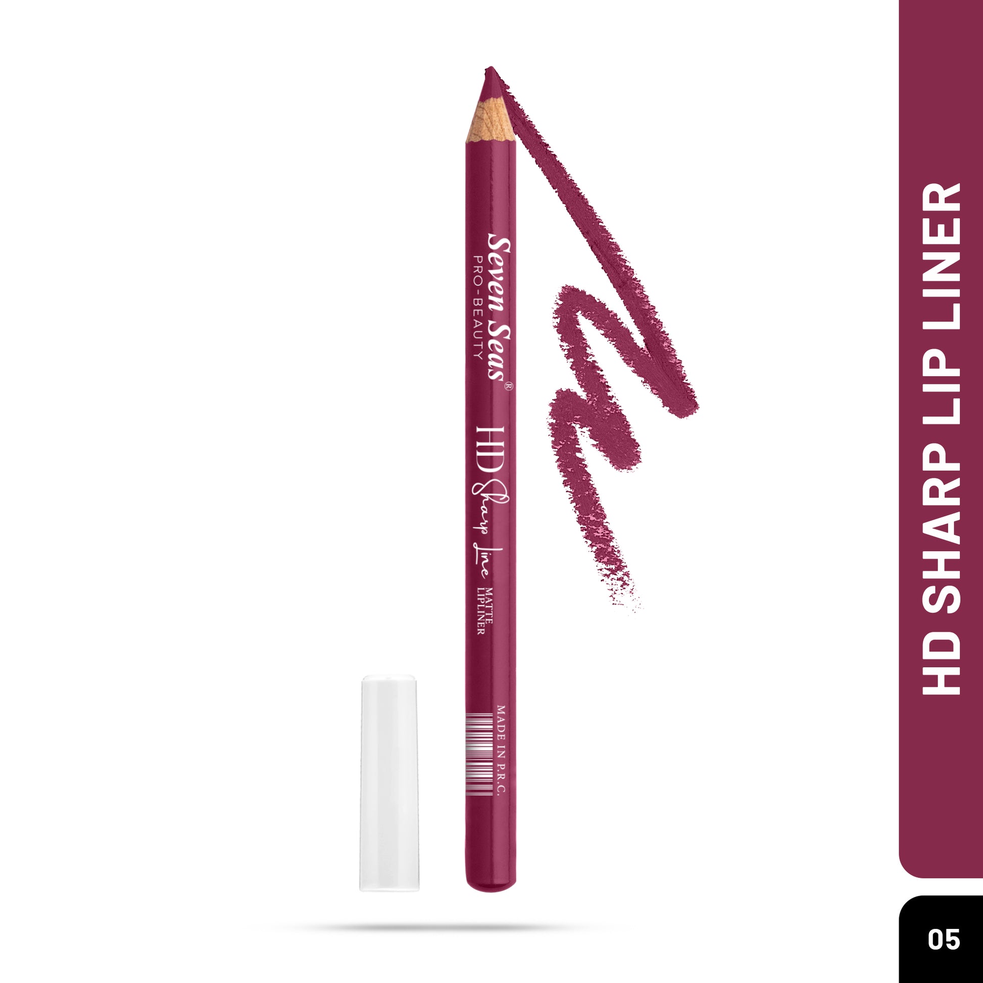 Seven Seas HD Sharp Line Lip Liner | Matte Lip Liner | Transfer-proof | Long Lasting | Highly Pigmented - Seven Seas Cosmetics